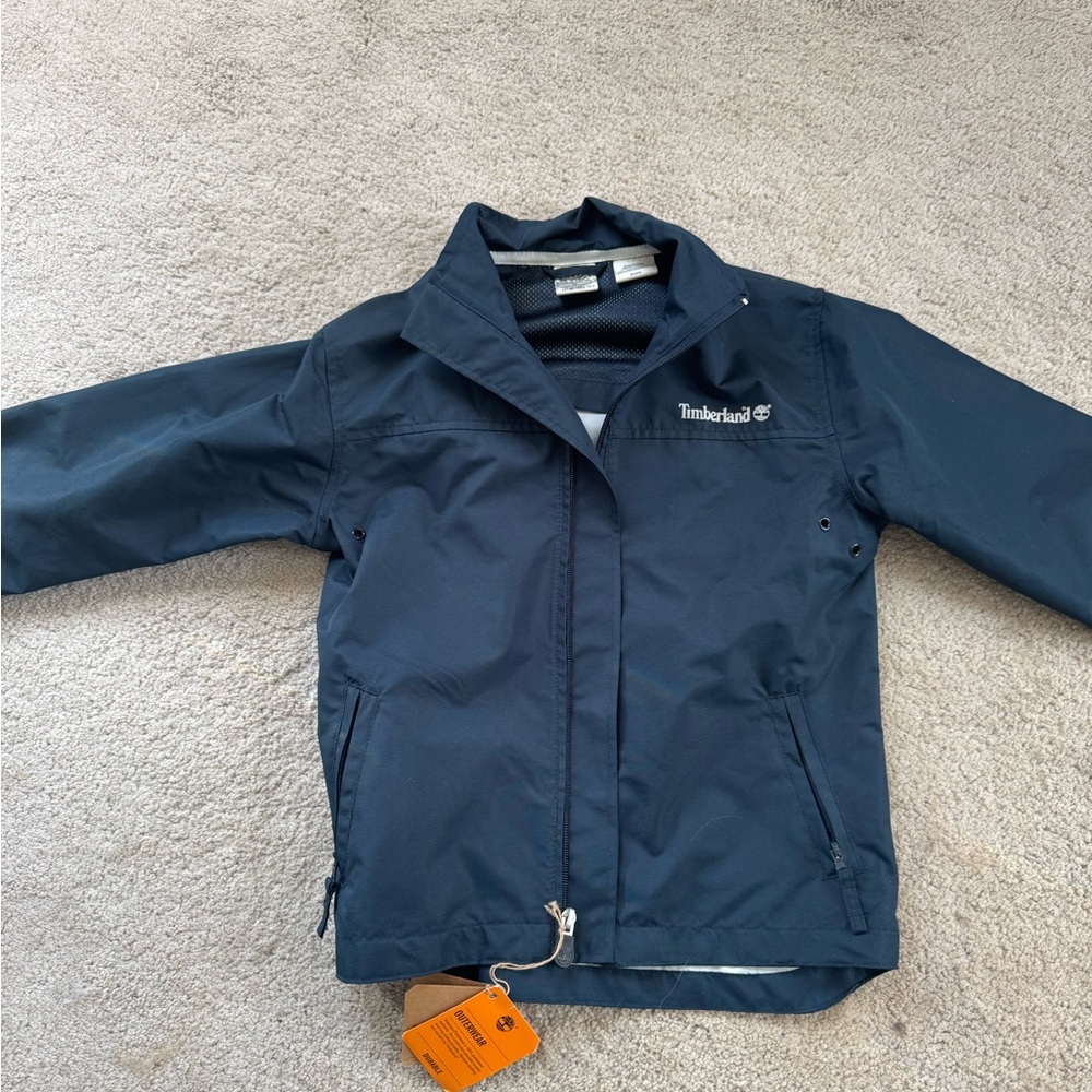 Timberland Kids Dark Blue Raincoat